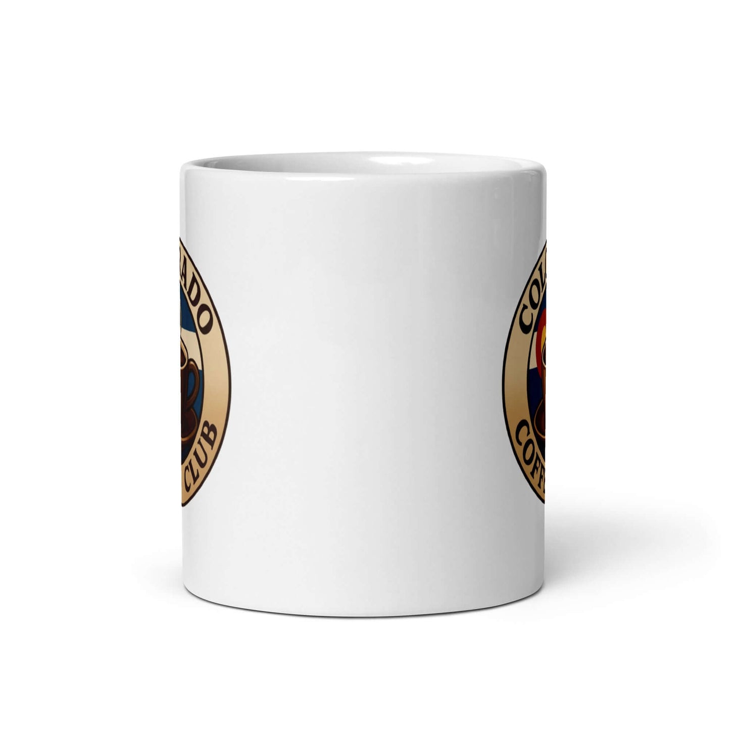 white ceramic coffee mug classic design
